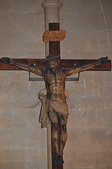 The Crucifix in the Catholic Church of Our Lady and St Mary Magdalen in Tavistock