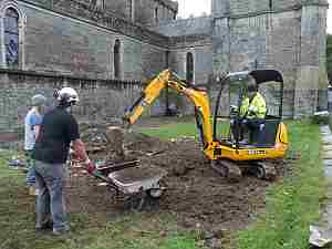 Victorian drains being repaired 